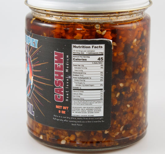 Cashew Chili Oil (Medium)