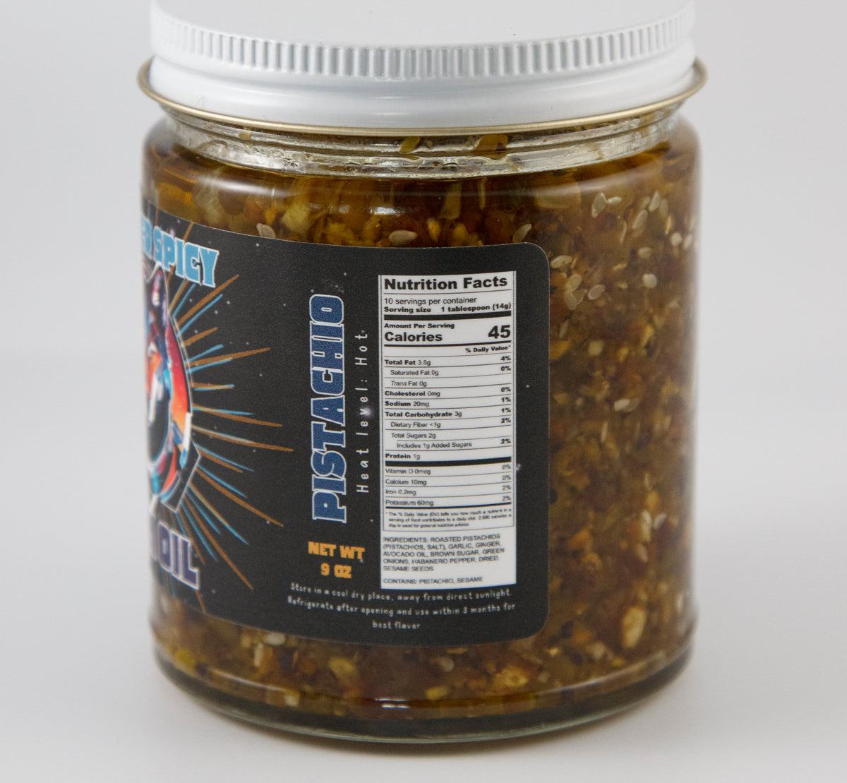 Pistachio Chili Oil (Hot)